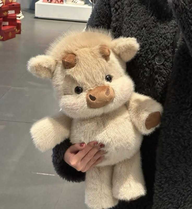 Vaca Lola de Peluche | Tu Compañera Emotional Support